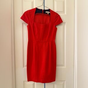 Banana Republic Sloan Sheath Dress – Red – Size 10P
